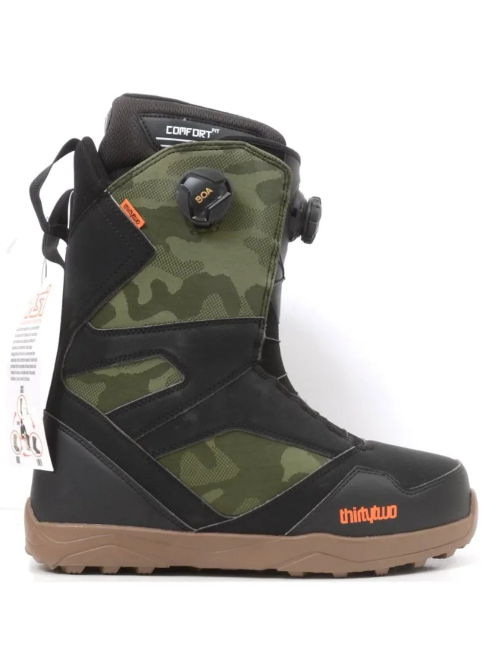 NEW Thirty-Two STW Double Boa Snowboard Boot Men's 13 Black/Camo